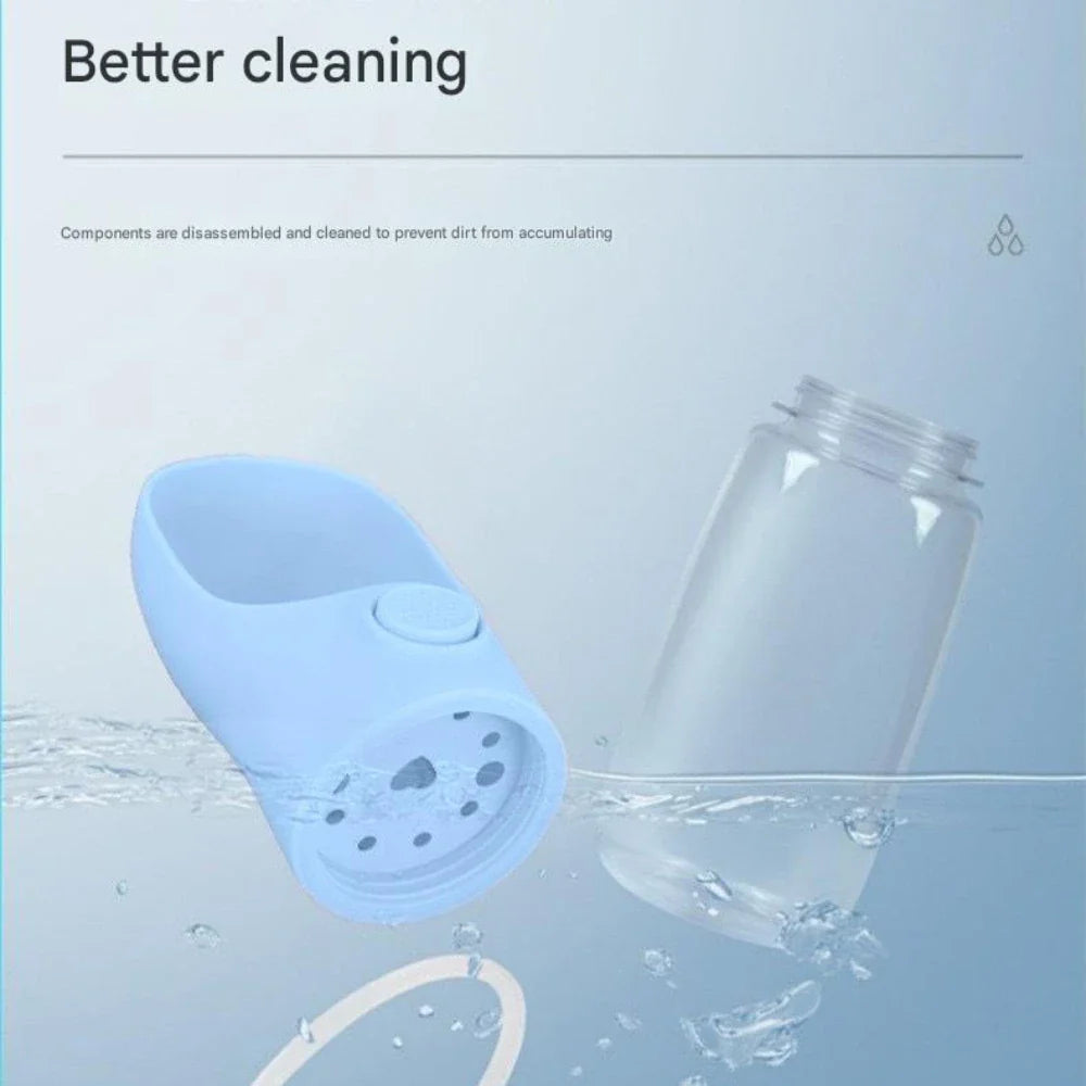 1pc Leak Proof Portable Dog Water Bottle with Dispenser, Outdoor Travel Hiking Essential for Dogs, Durable Plastic Dog Water Ket