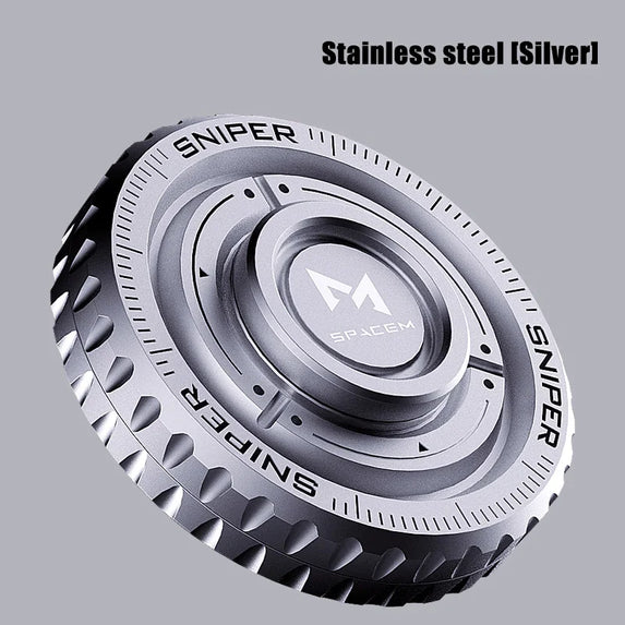 Fidget spinner Mechanical Coin Fingertip Stainless Steel EDC Anti-stress Fidget Slider Spinner Office Toys for Adult Gifts