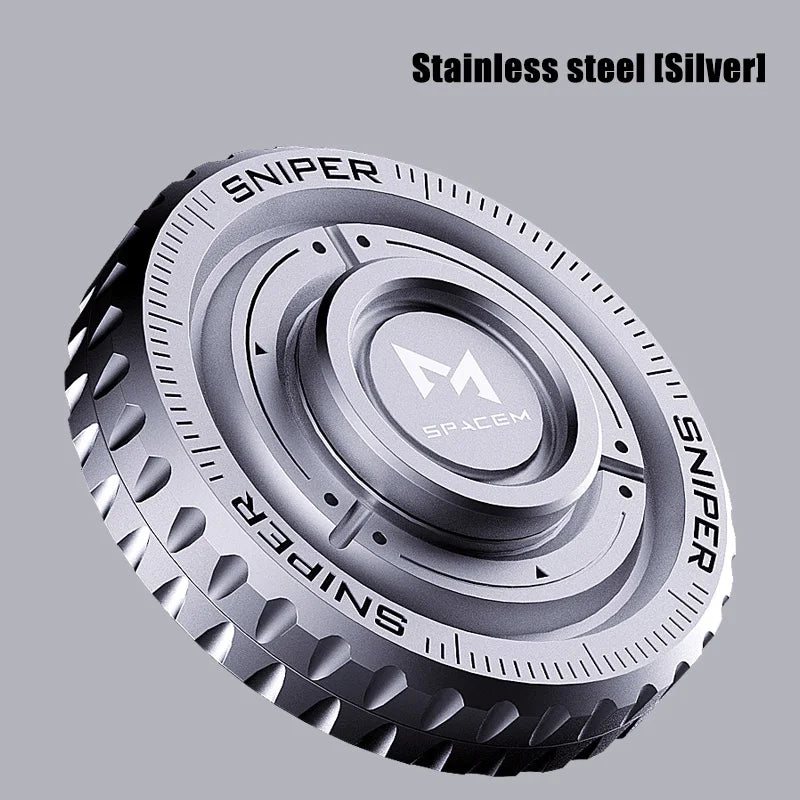 Fidget spinner Mechanical Coin Fingertip Stainless Steel EDC Anti-stress Fidget Slider Spinner Office Toys for Adult Gifts