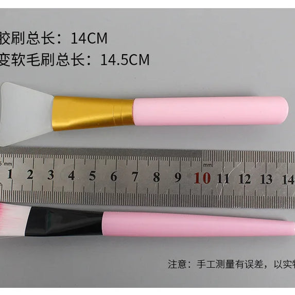 7pcs Facial Brush Mask Bowl Spoon Set Mask Brush Bar DIY Beauty Tools Mixing Tools Skin Care Makeup Supplies Woman Facial Tools