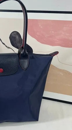 HOT Women Foldable hobo Bags Classics Lady Tote Bag Embroidered Shoulder Bags  Fashion Nylon Handbag Bag for travel