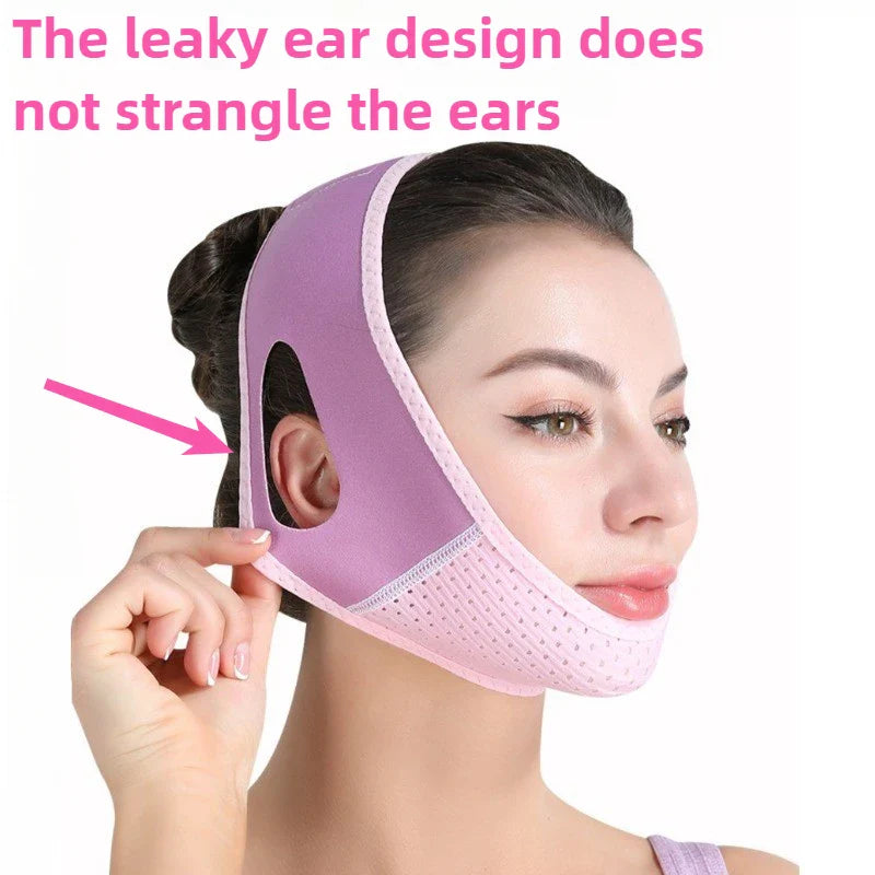 Thin Face Bandage V Face Lift Tightening Mask Facial Wrinkles Anti Sagging Facial Shaping Face Shield Improvement Double Chin