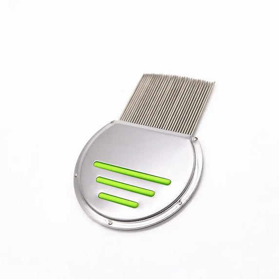 Stainless Steel Metal Teeth Head Lice Comb Remove Nits, Lice, and Fleas Comb for Pet Adults and Children Hair