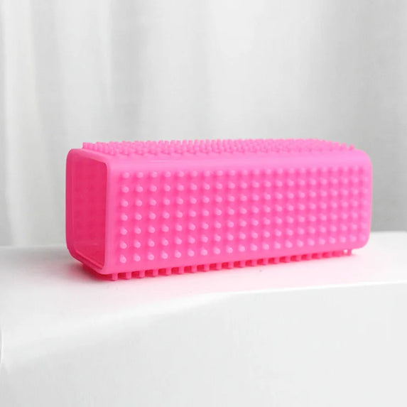 1PC Silicone Hollow Rubber Pet Dog Cat Hair Remover Cars Furniture Carpet Clothe Sofa Cleaner Brush Cat Massage Clean Hair Brush