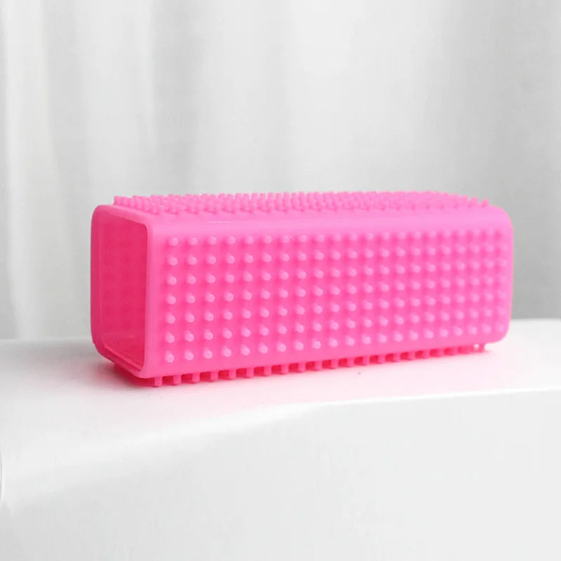 1PC Silicone Hollow Rubber Pet Dog Cat Hair Remover Cars Furniture Carpet Clothe Sofa Cleaner Brush Cat Massage Clean Hair Brush