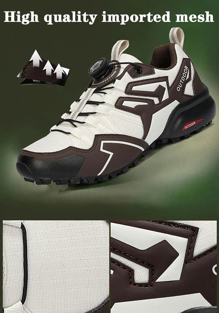 Outdoor Men Shoes Mountaineering Sports Shoes 2024 New Mesh Breathable Cycling Shoes High-Quality Men Hiking Training Shoes