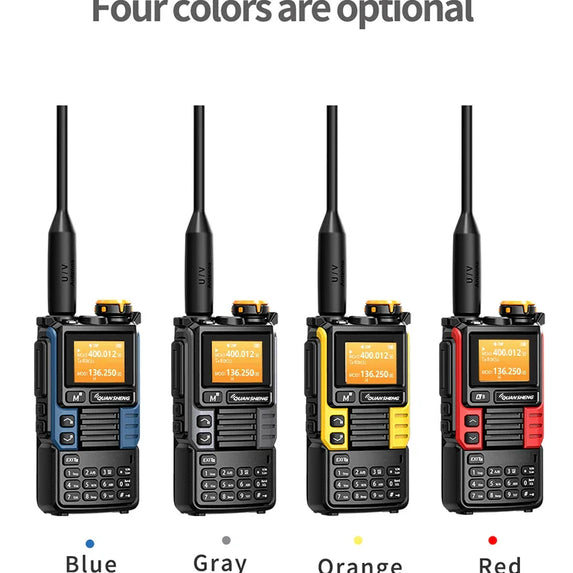 Quansheng UV-K6 Upgrade UV-K5 (99) Interphone 5W Air Band Radio Tyep C Charging UHF VHF DTMF FM Scrambler NOAA Wireless Frequenc