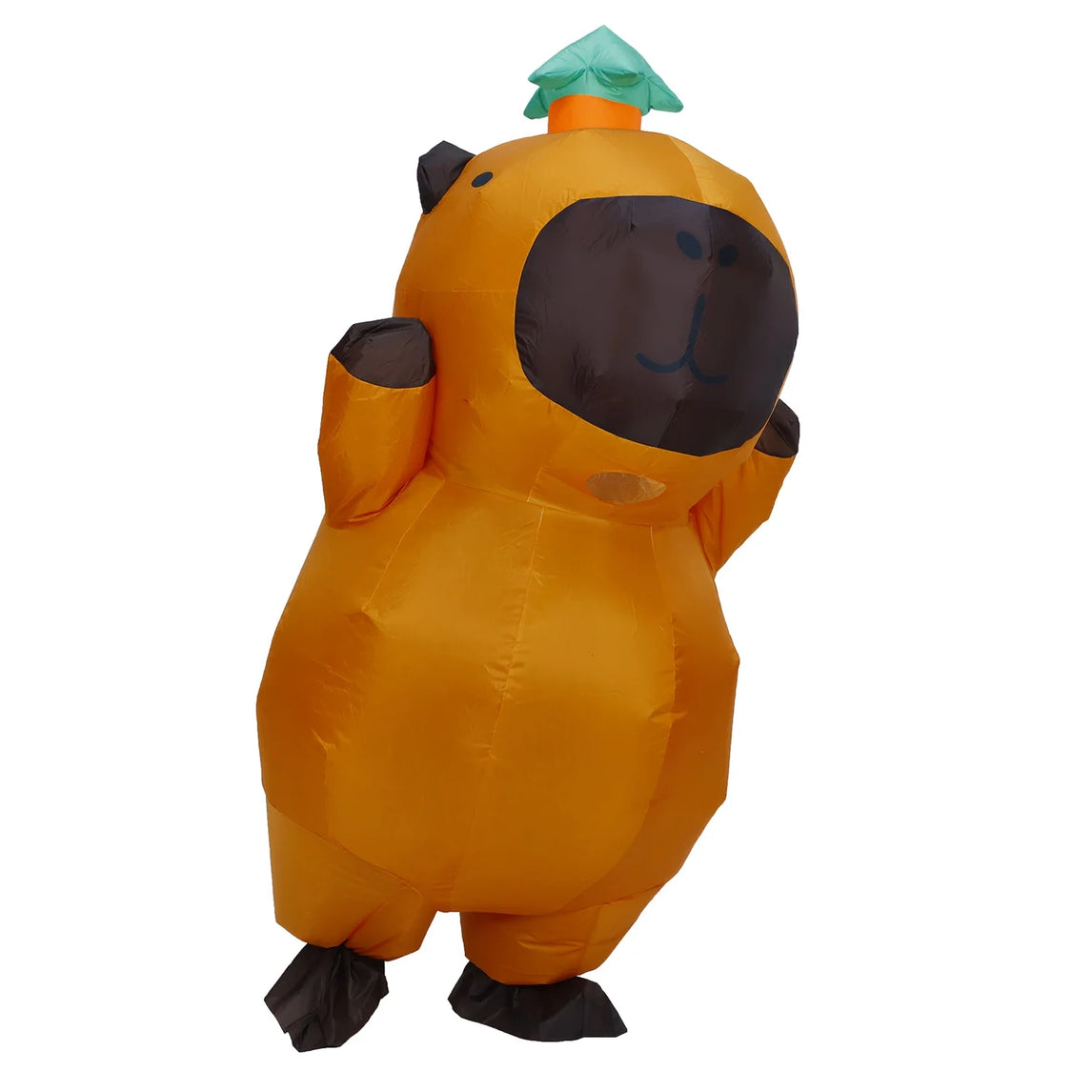 Cartoon Capibara Costume Inflatable for Adult Fancy Halloween Cosplay Party Dress Performance Inflated Garment Air Blow Suit