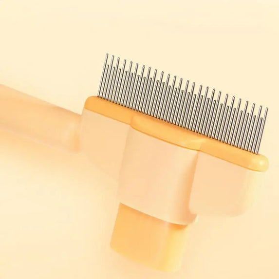 Pet Shedding Comb with Release Button Cat Dog Hair Grooming And Care Comb Long/Short Hair Remover Brush Pet Cleaning Supplies