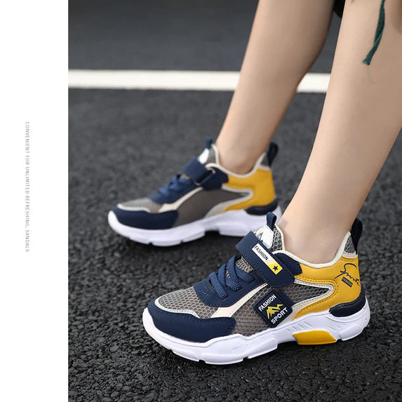 Single Net Children's Shoes Boys Sneakers Summer Breathable Non-slip Surface Girls Casual Tennis Sports Running Outdoor Shoes