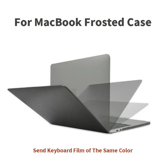 Frosted Laptop Case For 2020 Macbook Pro 13 Touch Bar A2159 A2289 A2338 Air 13 inch A2337 A2179 A1932 A1466 With Keyboard Cover
