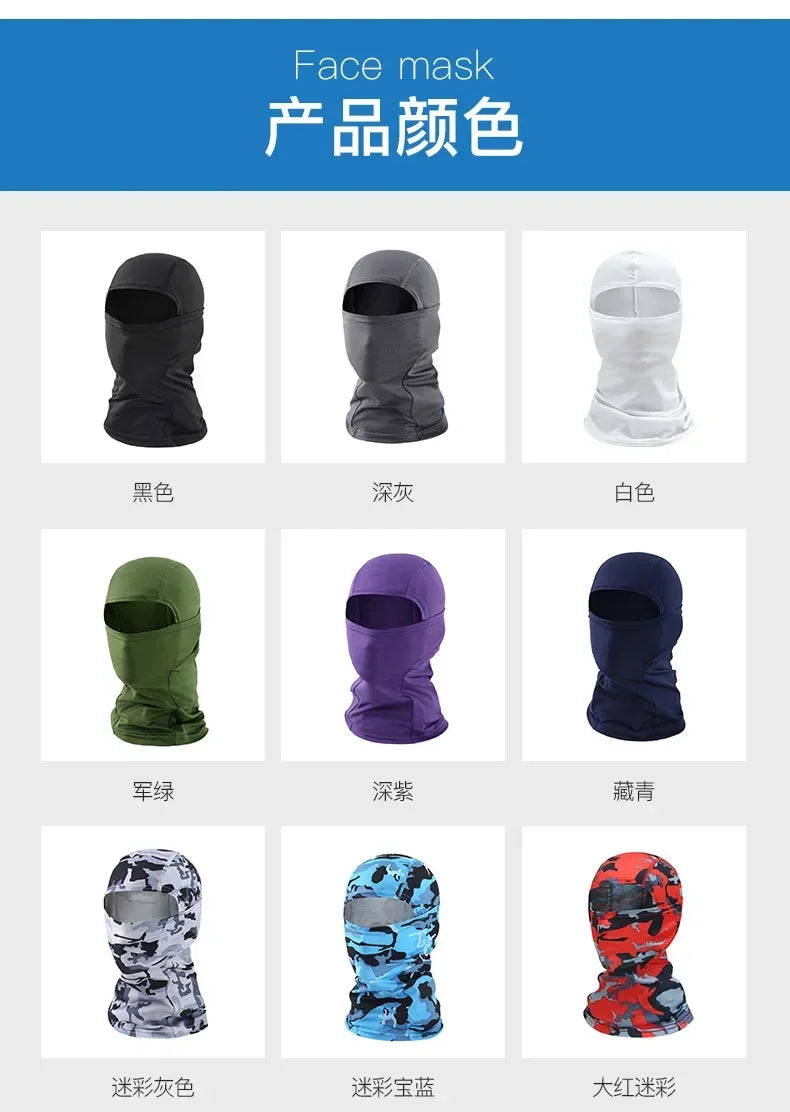 Camouflage Balaclava Full Face Mask Ski Bike Cycling Hunting Head Cover Scarf Blaclava Cap Bandanas Men