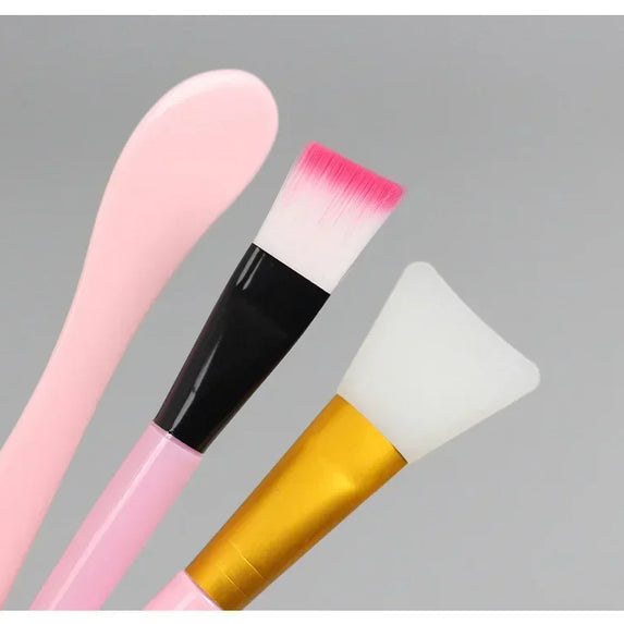 7pcs Facial Brush Mask Bowl Spoon Set Mask Brush Bar DIY Beauty Tools Mixing Tools Skin Care Makeup Supplies Woman Facial Tools