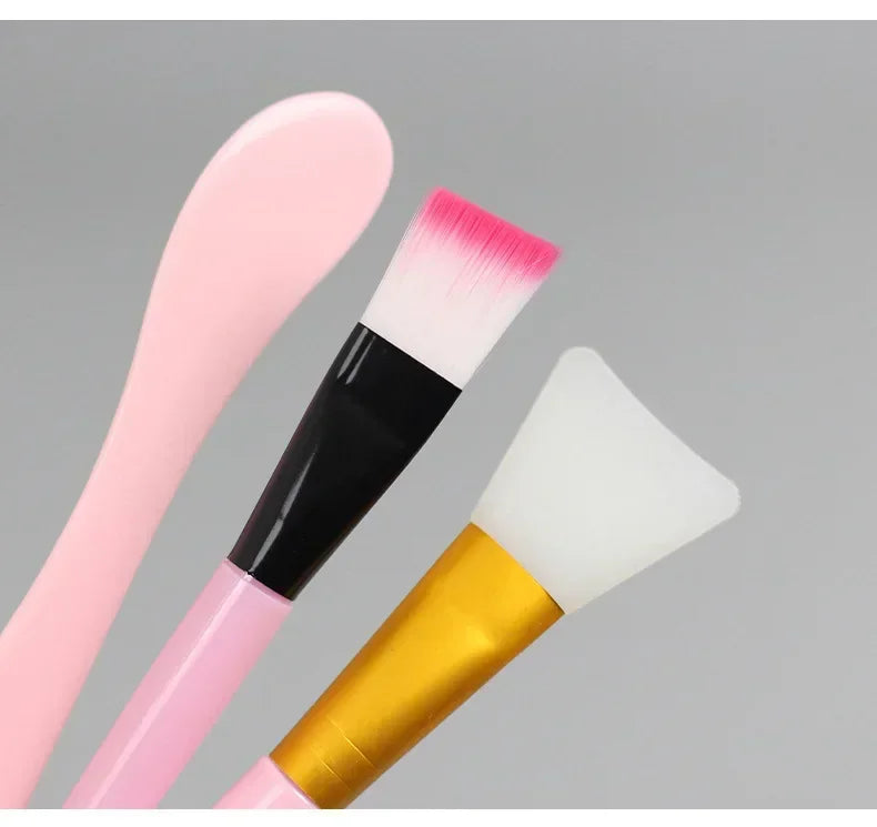 7pcs Facial Brush Mask Bowl Spoon Set Mask Brush Bar DIY Beauty Tools Mixing Tools Skin Care Makeup Supplies Woman Facial Tools