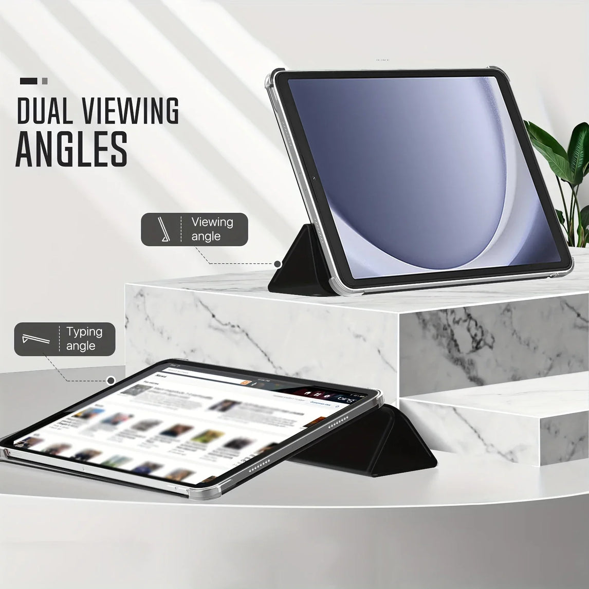 For Samsung Galaxy Tab A9 2023 8.7 inch Flip Tri-fold Stand Cover For Tab А9 SM-X110 SM-X115 PU Leather Case Auto Sleep Wake