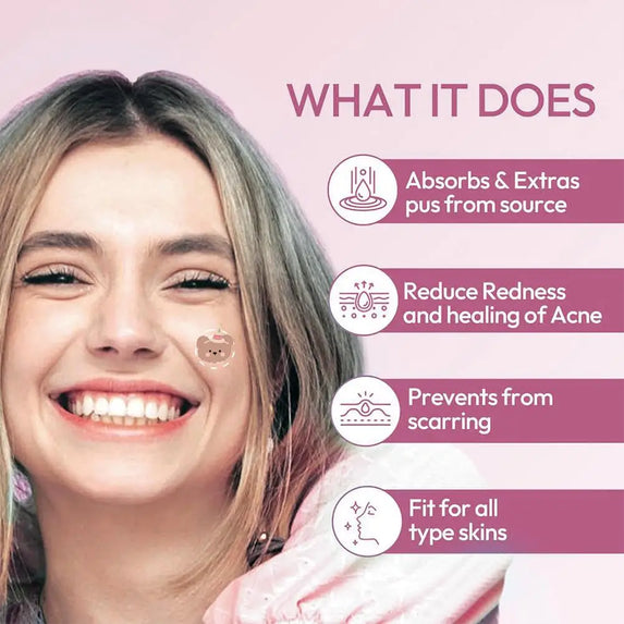New Acne Patch Repair Facial Deep Cleansing Bear Invisible Pimple Removal Anti-Acne Patches Spots Marks Concealer Beauty