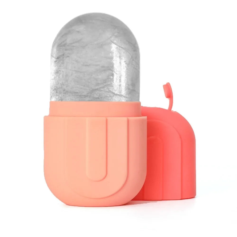 Silicone Ice Roller for Face Reusable Beauty Skin Care Tools Facial Massager Face Lifting Contouring Ice Mold Eyes and Neck