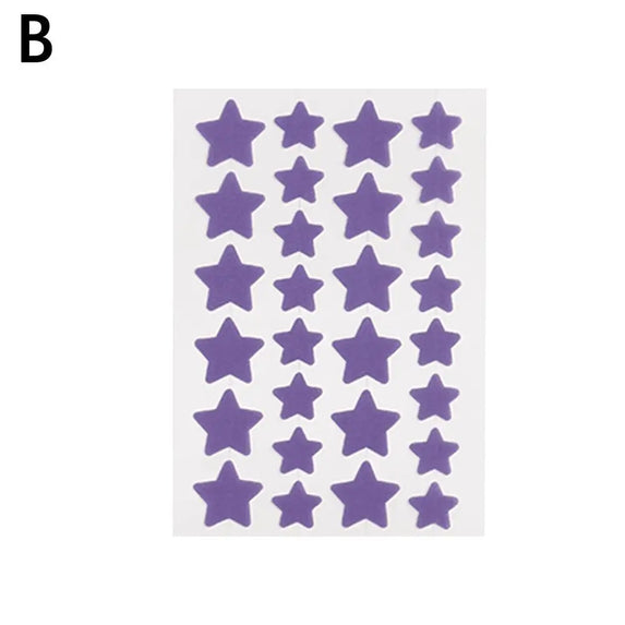 5/6ps Color Star Invisible Skin Care Patch PE Material Waterproof A Variety Of Colors To Choose