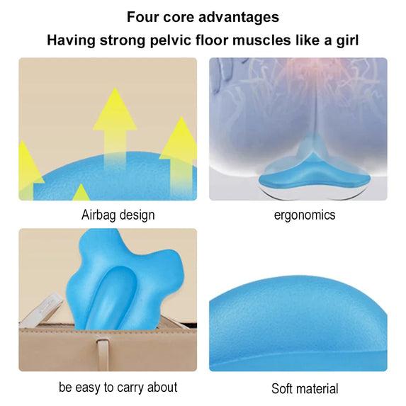 Pelvic Floor Muscle Trainer Ergonomic Pelvic Floor Muscle Exerciser Pelvic Floor Muscle Training Device for Physical Therapy