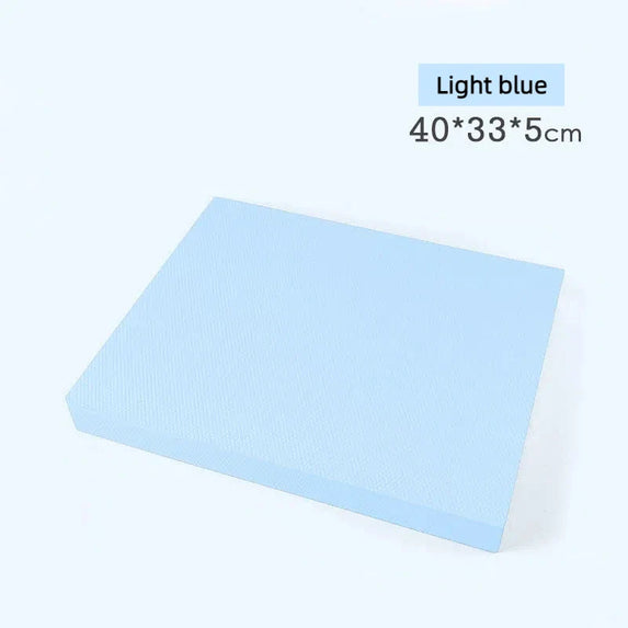 TPE Yoga Balance 5cm Mat Fitness Yoga Equipment Adult Plank Kneeling Mat Yoga Core Training Thickened Cushioned Exercise Mat