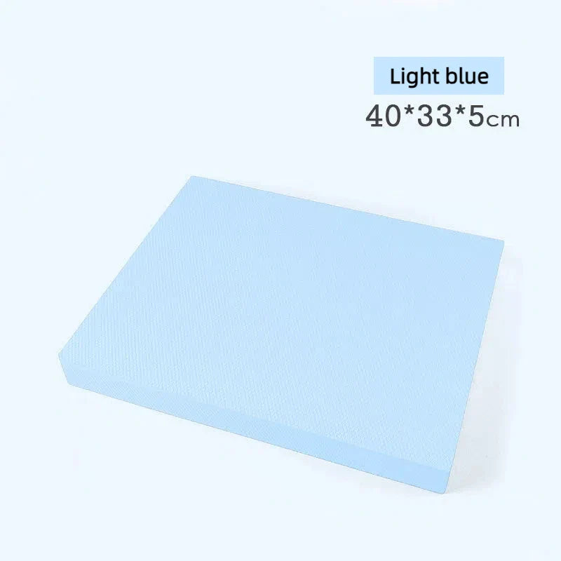 TPE Yoga Balance 5cm Mat Fitness Yoga Equipment Adult Plank Kneeling Mat Yoga Core Training Thickened Cushioned Exercise Mat