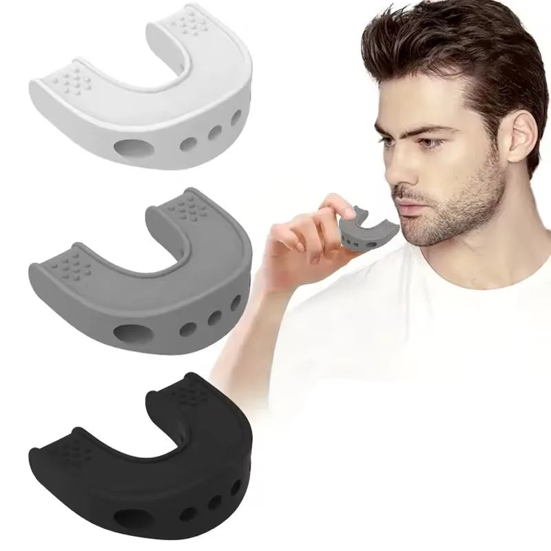 Silicone U Shape Jaw Line Exerciser Muscle Trainer Face Facial Neck Toning Jawline Jaw Chew Double Chin Reducer 40/50/60LBS