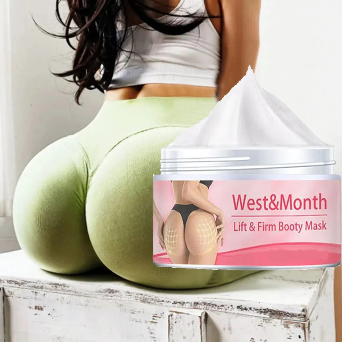 Hip Lift Massage Cream, Allowing Skin Regeneration And Full Elasticity, Plump Buttocks
