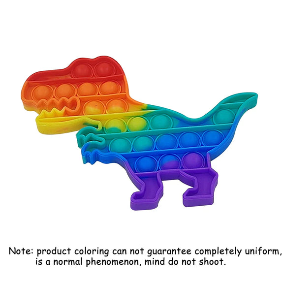 Silicone Rubber Anti Anxiety Stress Relief Push Pop Bubble Rainbow Pumpkin Ghost Fidget Toys Squeeze The Toy for Kids Adults