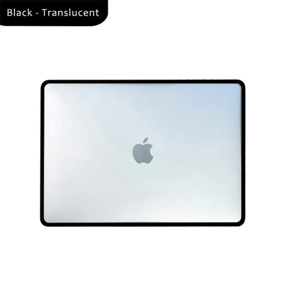 Laptop Case For 2022 MacBook M2 Pro 13 A2338 Cover with Cooling Holes TPU Edge PC Cover for 2023 M3 Pro 14 16.2 Air 15 Case