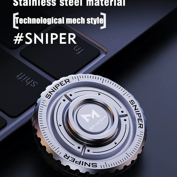 Fidget spinner Mechanical Coin Fingertip Stainless Steel EDC Anti-stress Fidget Slider Spinner Office Toys for Adult Gifts