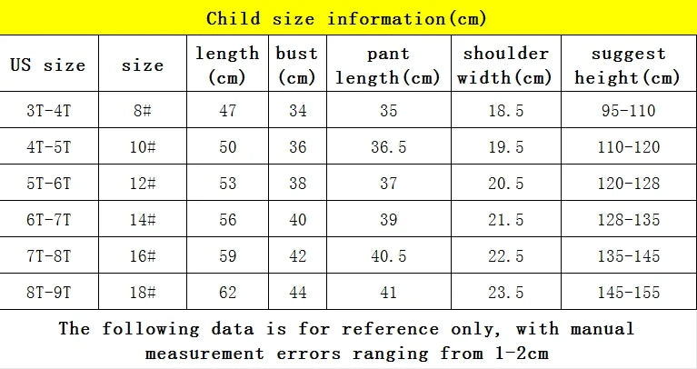 Summer Children's Pajamas Short Sleeve Girls' Cartoon Big Boys' Home Furnishing Set