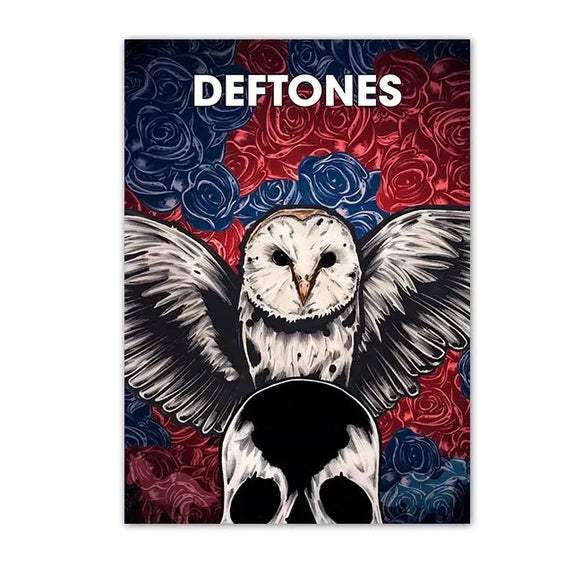 Retro Band Deftones Poster Aesthetics Classic Music Album Canvas Painting Wall Art Pictures Prints Home Decor Fans Gift Unframed