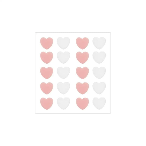 12/20 Counts Acne Care Patches Cute Pink Heart Shaped Acne Pimple Patches Invisible Acne Cover Treatment Stickers Skin Care