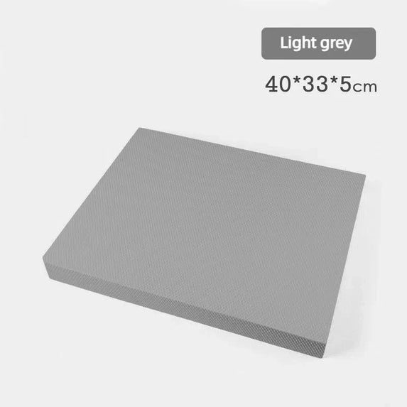 TPE Yoga Balance 5cm Mat Fitness Yoga Equipment Adult Plank Kneeling Mat Yoga Core Training Thickened Cushioned Exercise Mat