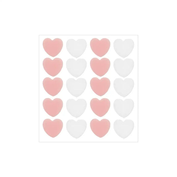 12/20 Counts Acne Care Patches Cute Pink Heart Shaped Acne Pimple Patches Invisible Acne Cover Treatment Stickers Skin Care