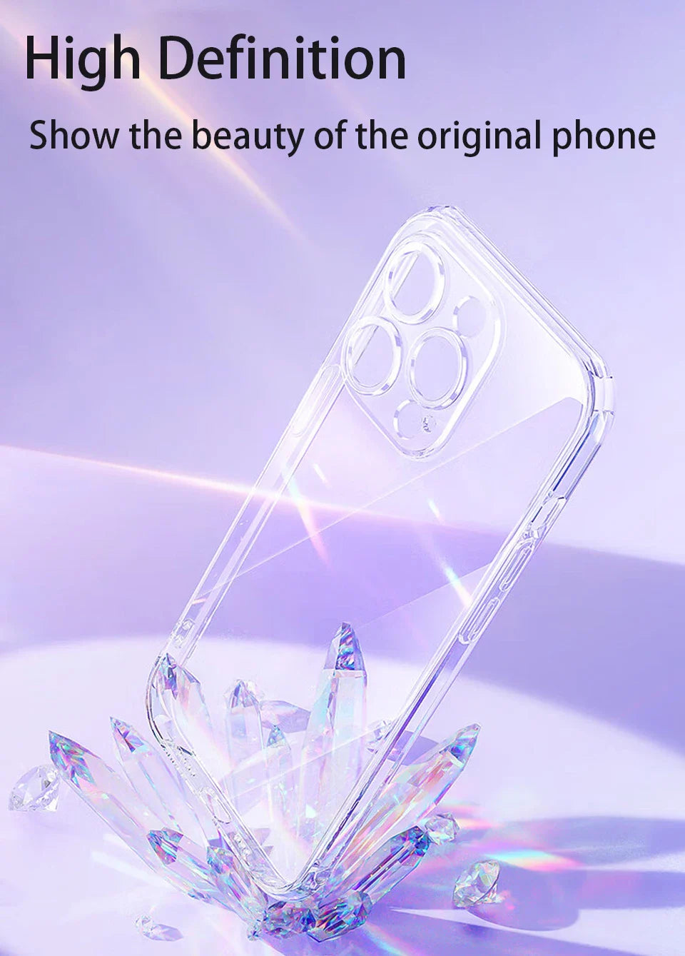 Clear Phone Case For iPhone 14 11 12 13 15 Pro Max Silicone Soft For iPhone XS Max XR X 8 7 6 Plus Transparent Back Cover Case