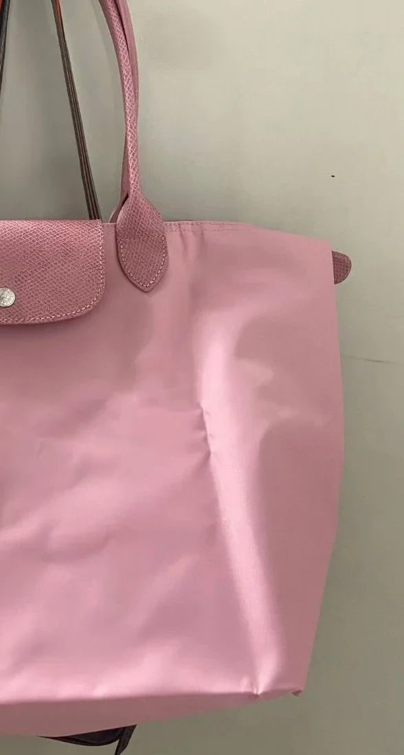 HOT Women Foldable hobo Bags Classics Lady Tote Bag Embroidered Shoulder Bags  Fashion Nylon Handbag Bag for travel