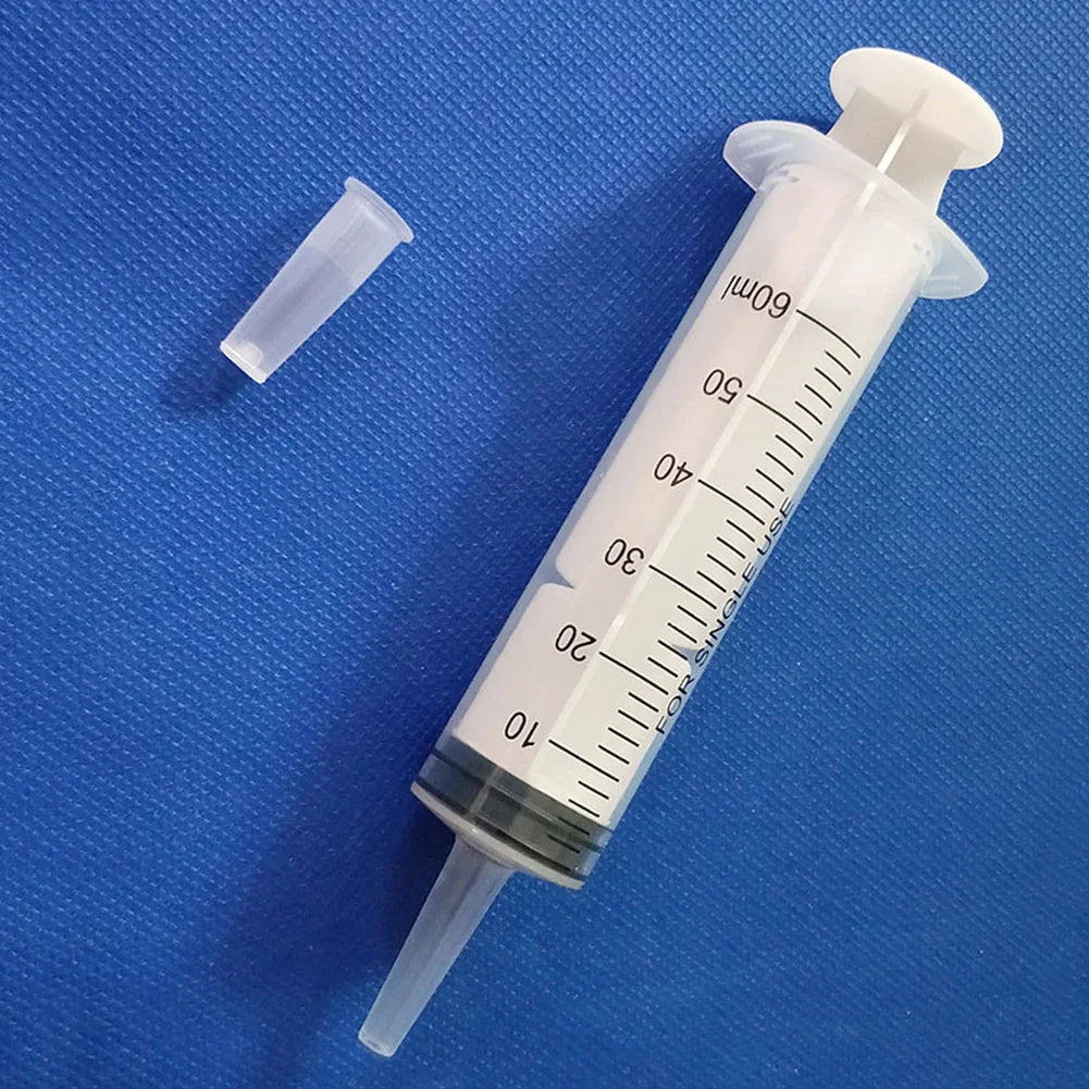 20-150ml Measuring Syringe Glue Filling Plastic Syringe Nutrient Sterile Without Needle Watering Refilling for Animal Feeding