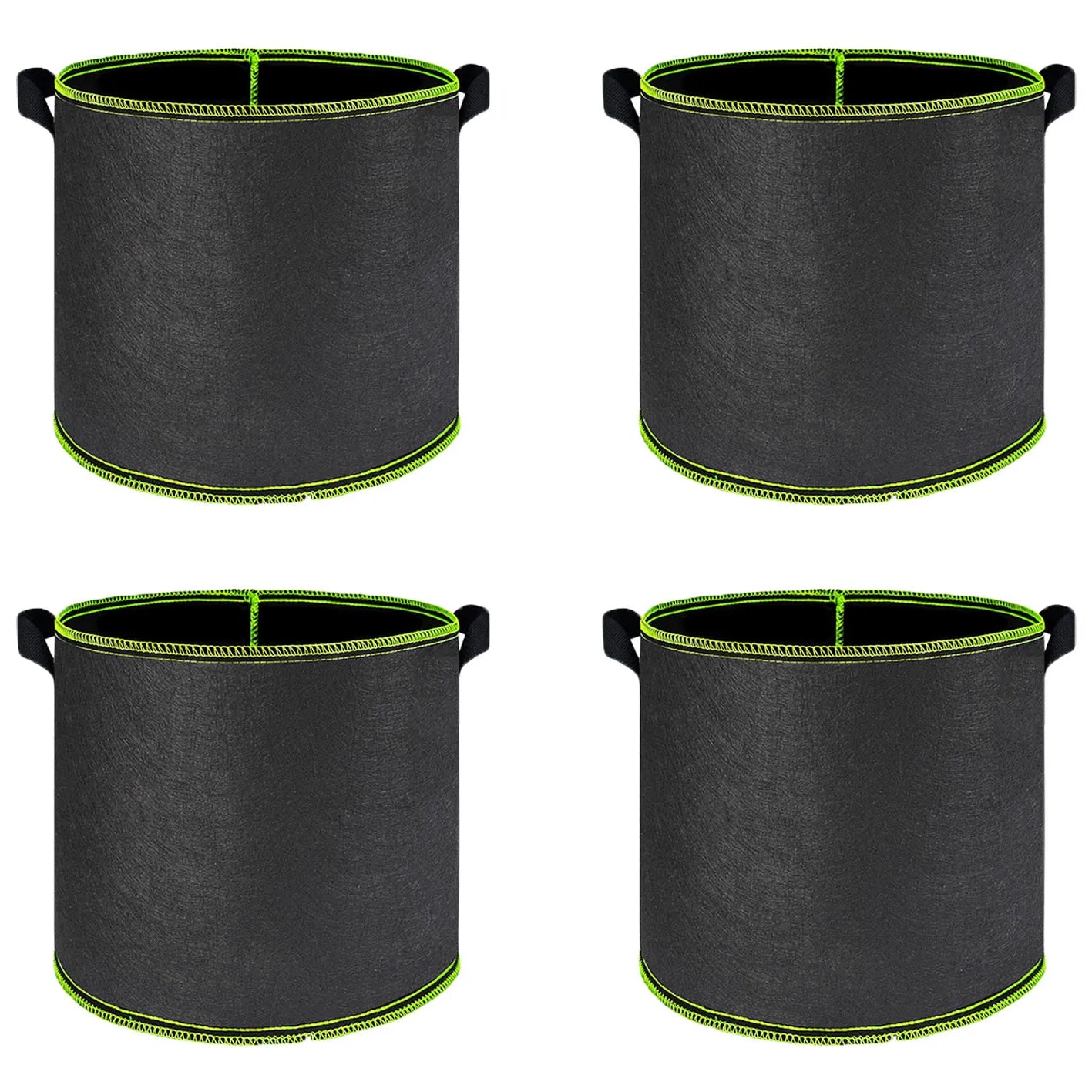 Vegetable/Flower/Plant Grow Bags 2/3/5/7/10 Gallon Thickened Non-Woven Grow Bags Aeration Fabric Pots with Handles Flower Pot