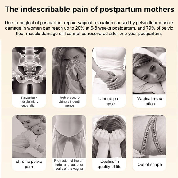 Pelvic Floor Muscle Trainer Ergonomic Pelvic Floor Muscle Exerciser Pelvic Floor Muscle Training Device for Physical Therapy