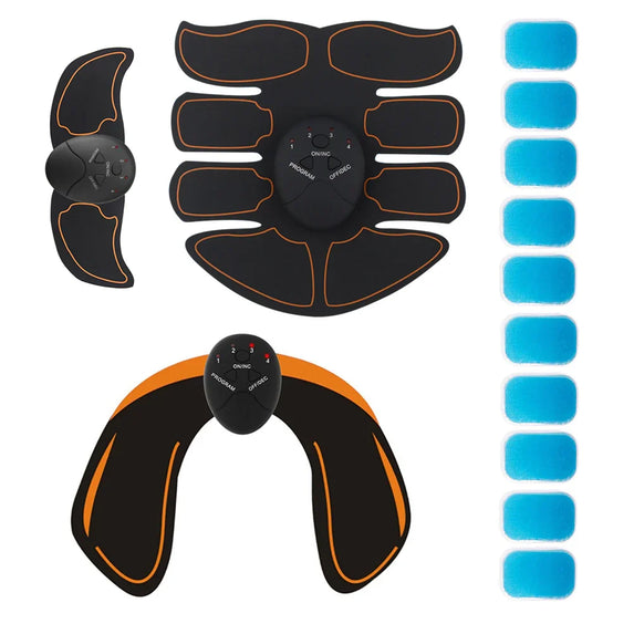 Abdomen Muscle Stimulator Portable Abdominal Training Device 6 Modes Wireless Workout Equipment for Fitness
