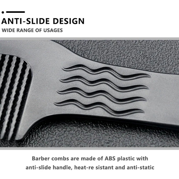 Barber Hairdressing Clipper Comb Anti Static Flat Top Comb for Hairdresser Barber Cutting Comb Professional Salon Beauty Tools