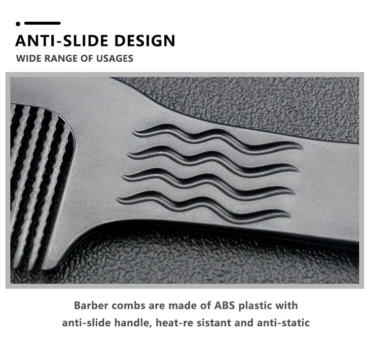 Barber Hairdressing Clipper Comb Anti Static Flat Top Comb for Hairdresser Barber Cutting Comb Professional Salon Beauty Tools