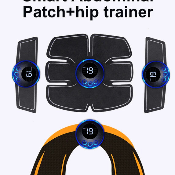 Electrical Muscel Stimulator Massager Abdomen Buttocks Arm Leg Neck Hips Trainer Muscle Toner Fitness Training Workout Equipment