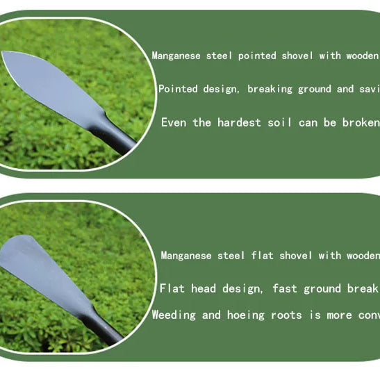 Multifunctional Garden Tool Shovel Dig Wild Vegetables Drive Sea Plant Flowers Shovel Soil Thickening Iron Hoe Weeding Shovel
