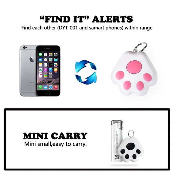 Pet Dog Cat Children's Intelligent Anti Loss Device Bluetooth 5.0 Mobile Phone Two-way Alarm Car Wallet Keychain Accessories