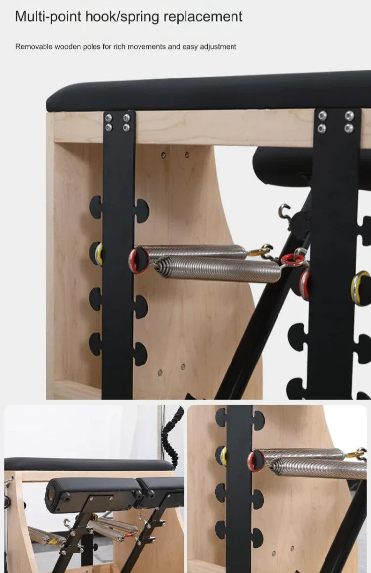 Wholesale Commercial and Home Pilates Reformer 3-in-1 Effective for Yoga Body Exercise Reformer Pilates