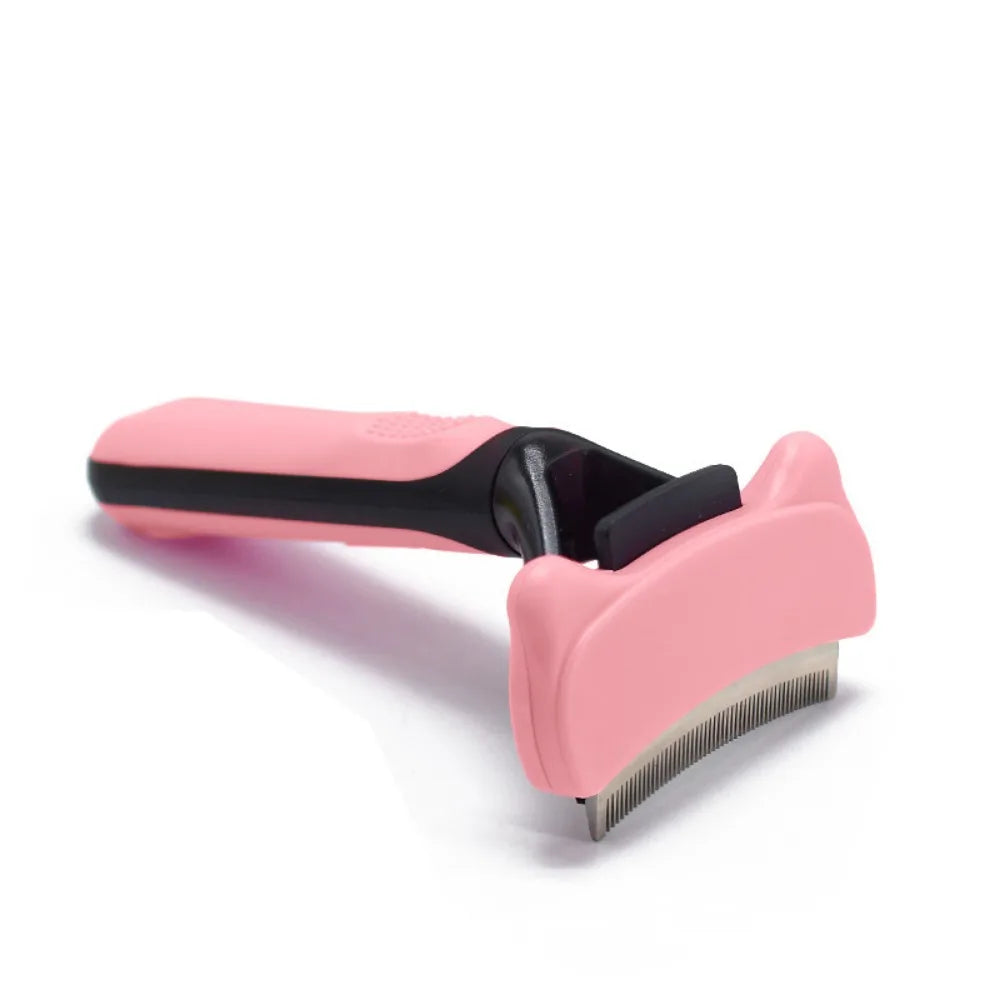 Removes Undercoat Cat Hair Removal Comb Dense Tooth Open Knot Dog Grooming Shedding Tools Gentle on Skin Comfortable Grip