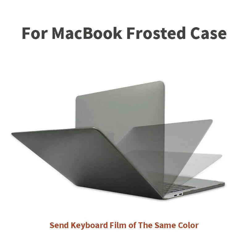 Frosted Laptop Case For 2020 Macbook Pro 13 Touch Bar A2159 A2289 A2338 Air 13 inch A2337 A2179 A1932 A1466 With Keyboard Cover