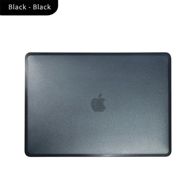 Laptop Case For 2022 MacBook M2 Pro 13 A2338 Cover with Cooling Holes TPU Edge PC Cover for 2023 M3 Pro 14 16.2 Air 15 Case